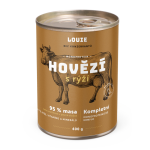 LOUIE konzerva pro psy Hovězí s rýží 400g