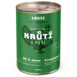 LOUIE konzerva pro psy Krůtí s rýží 1200g