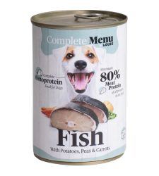 LOUIE konzerva pro psy Rybí se zeleninou 400g