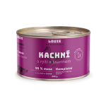 LOUIE konzerva pro kočky Kachní s rýží a taurinem 200g