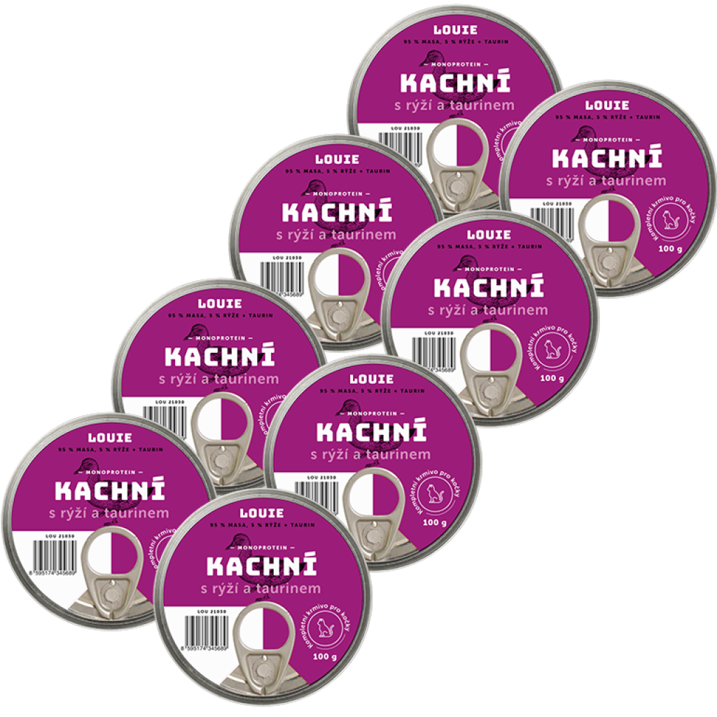 Kachní s rýží a taurinem 100 g
