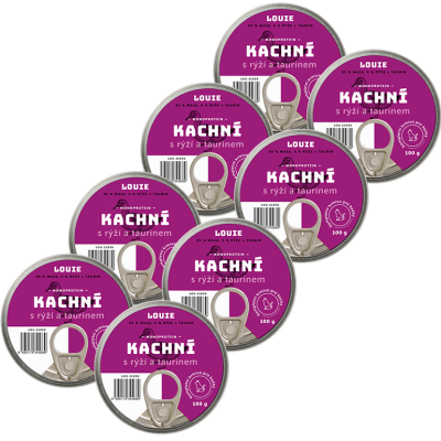 Kachní s rýží a taurinem 100 g