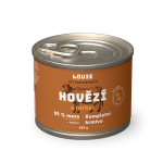 Hovězí s mrkví 200 g - LOUIE kompletní krmivo pro psy