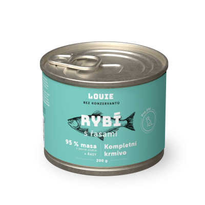 Rybí s řasami 200 g - LOUIE kompletní krmivo pro psy