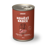 Hovädzie s mrkvou 400 g - LOUIE kompletné krmivo pre psov