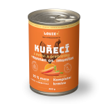 Kuřecí s mrkví + prebiotika 400g - LOUIE kompletní krmivo pro psy