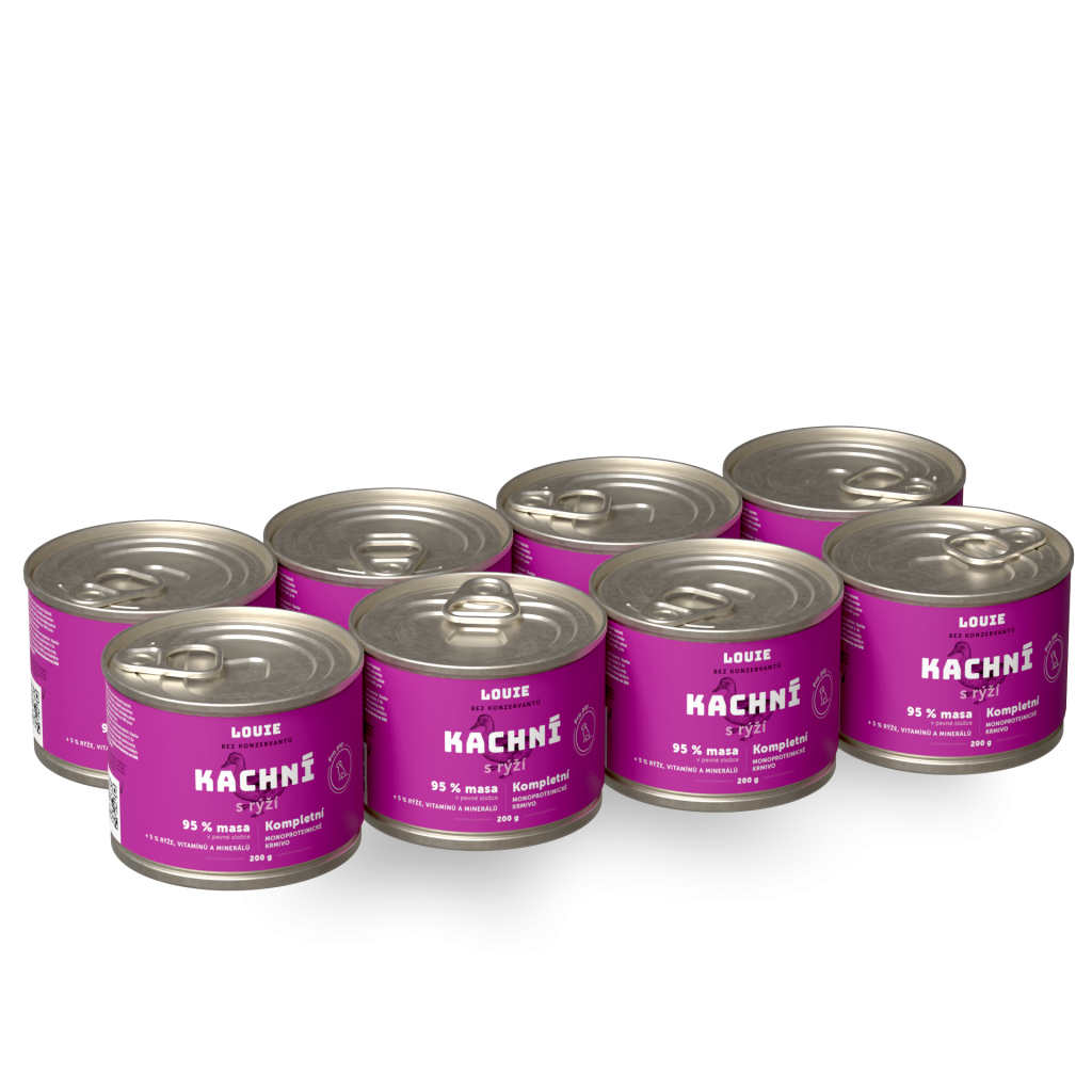 Výhodné balení 8 ks - Kachní s rýží 200 g