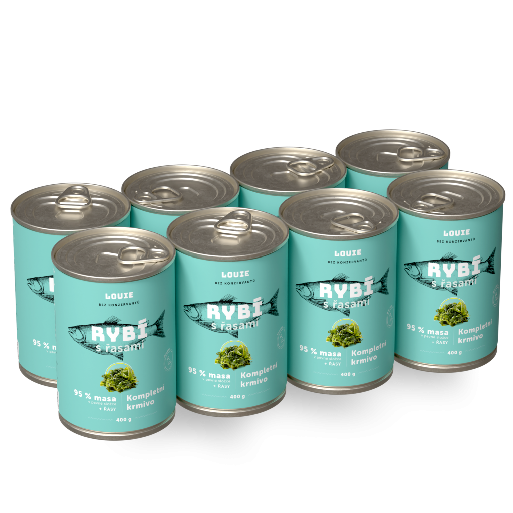 Výhodné balení 8 ks - Rybí s řasami 400 g