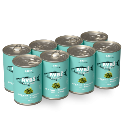 Výhodné balení 8 ks - Rybí s řasami 400 g