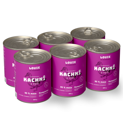 Výhodné balení 6 ks - Kachní s rýží 800 g