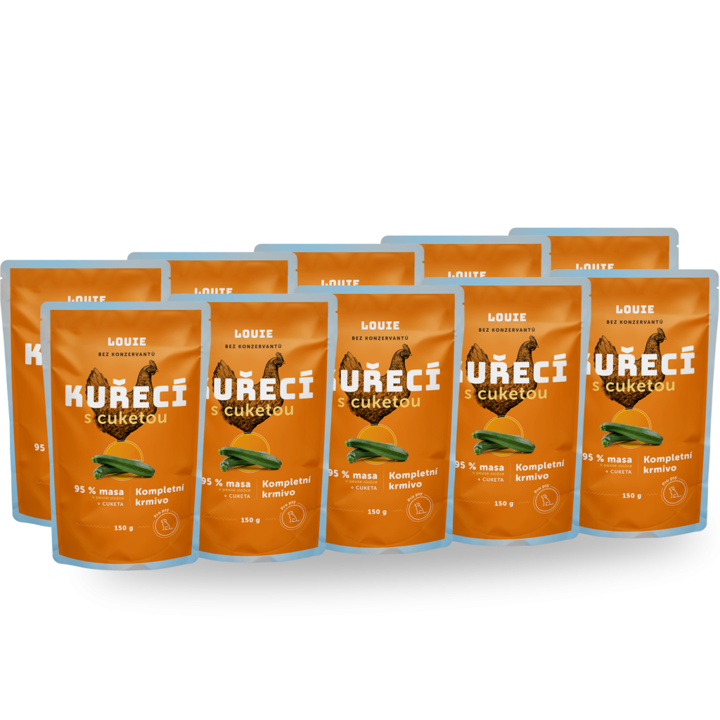 Balení kapsiček 10 ks - Kuřecí s cuketou 150 g