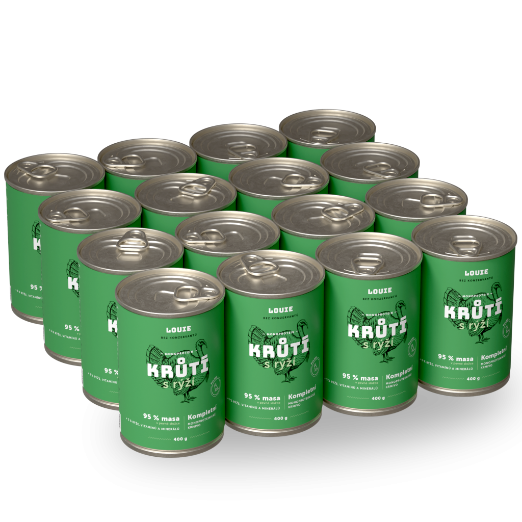 Výhodné balení 16 ks - Krůtí s rýží 400 g