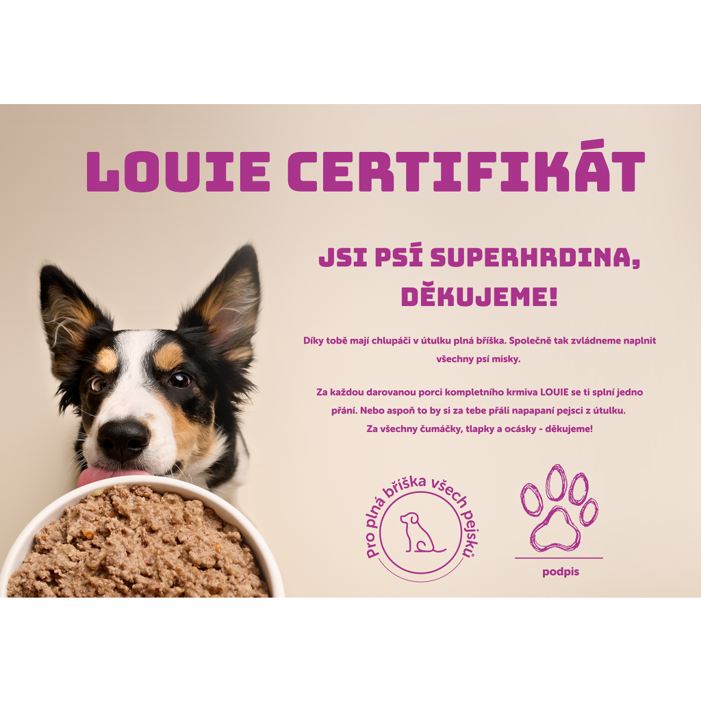 Dárkový certifikát LOUIE