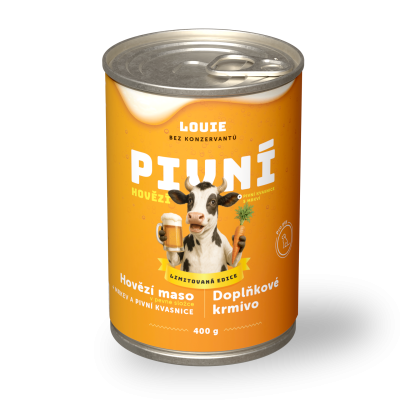 Pivní hovězí s mrkví a pivovarskými kvasnicemi 400g - limitovaná edice